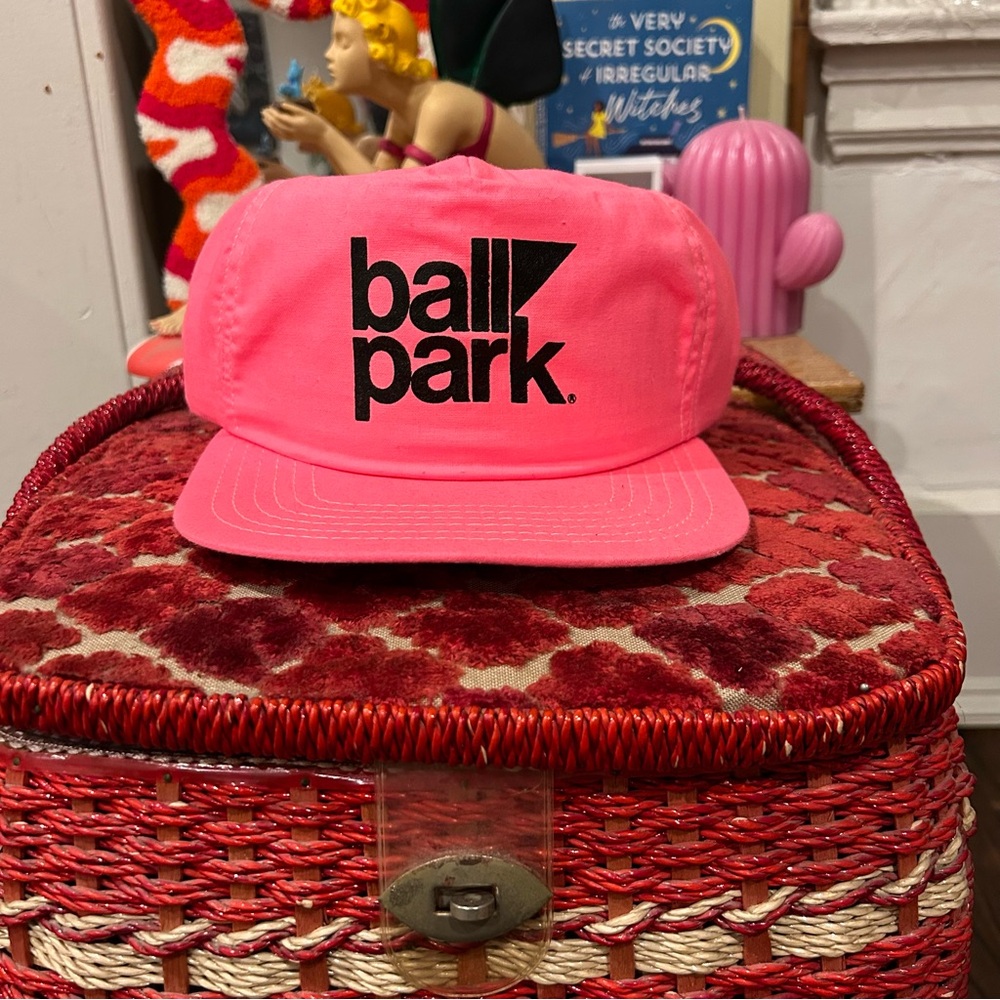 VINTAGE Pink ball park hat